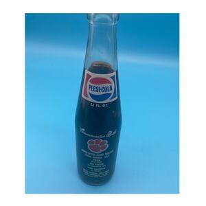 Pepsi Clemson 1974 Undefeated Home Season Commemorative Bottle 12oz VTG Soda